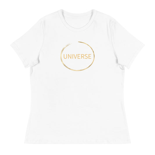 Entspanntes T-Shirt für Damen/Universum 4
