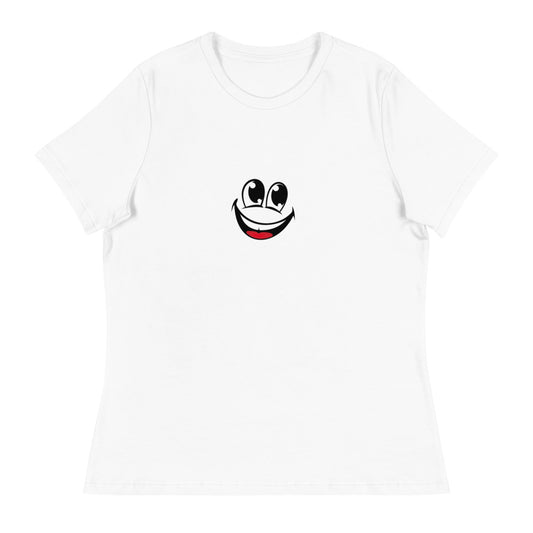 Γυναικεία Relaxed T-Shirt/Emoticons προσώπου 4