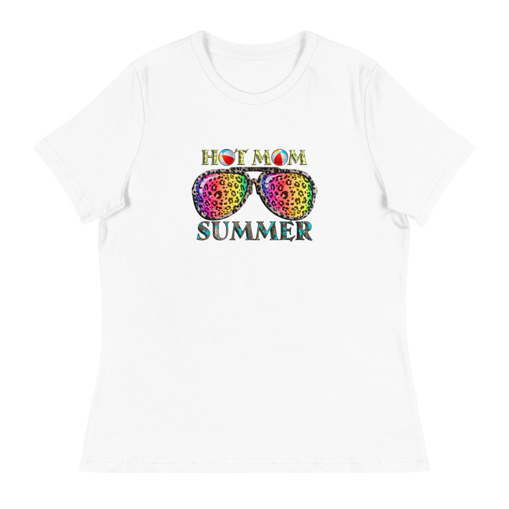 Women's Relaxed T-Shirt/Hot-Mom-Summer